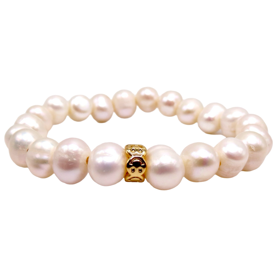 Freshwater Pearl Smiley Bracelet