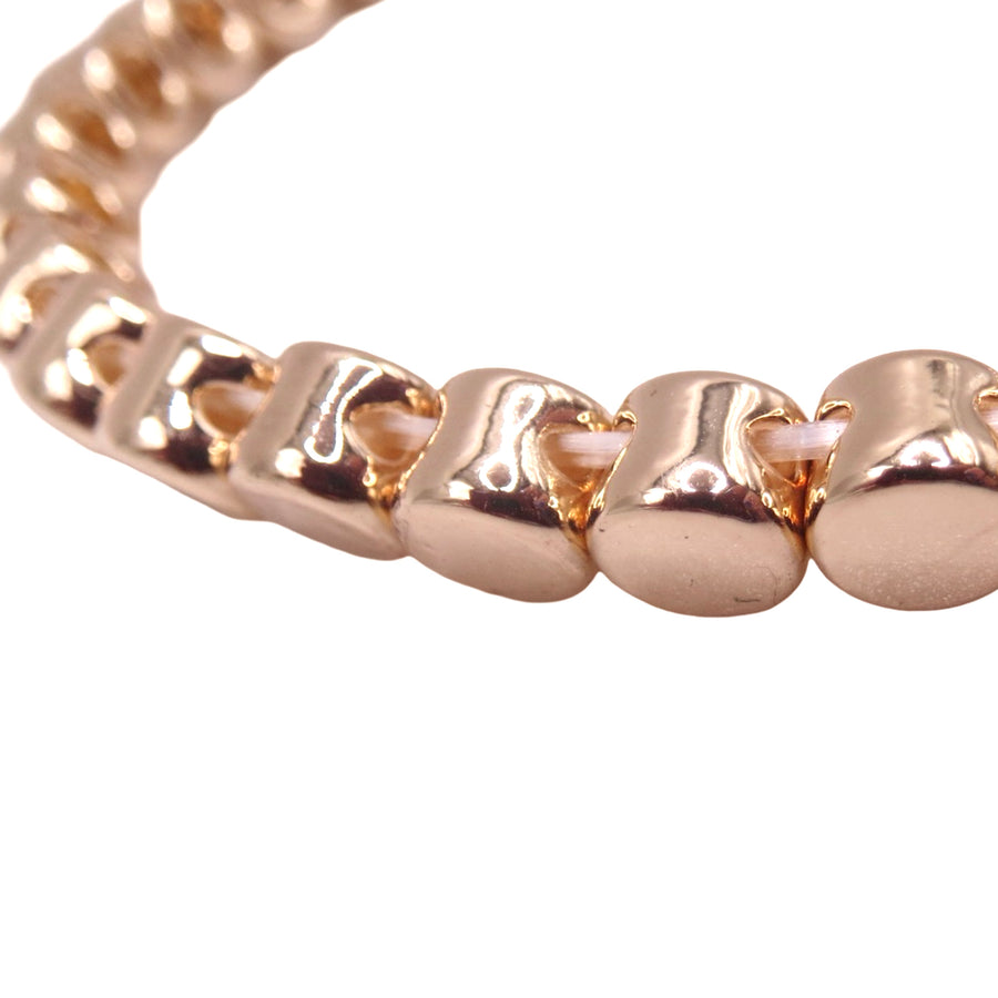 The Tiny Stretch Circles Gold Bracelet