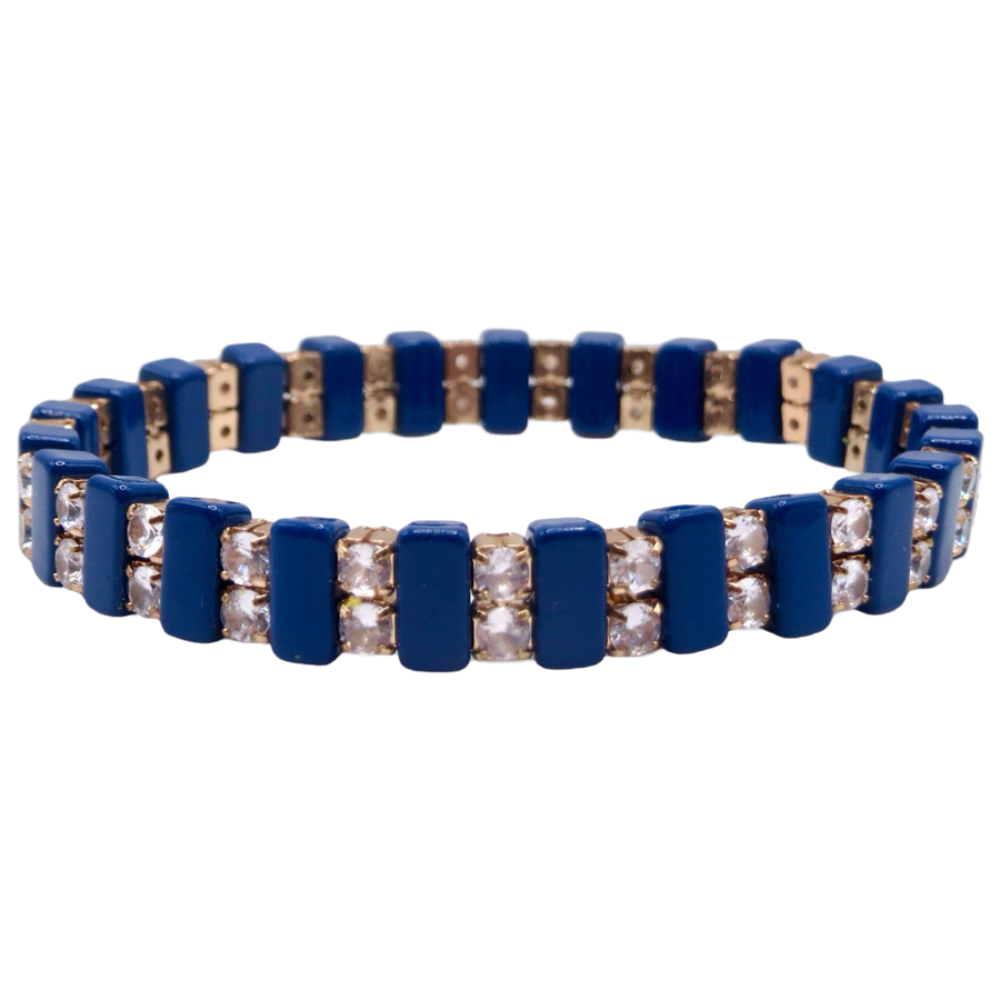 The Blue Tennis Gem Bracelet