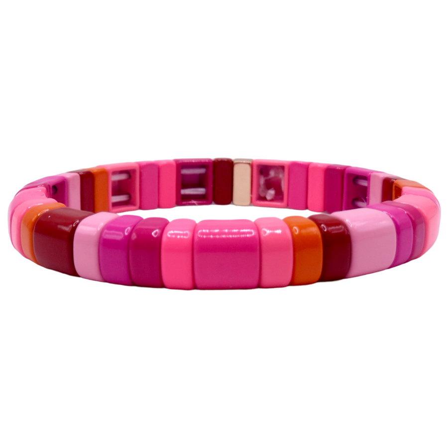 Pink Power Stack Bracelets