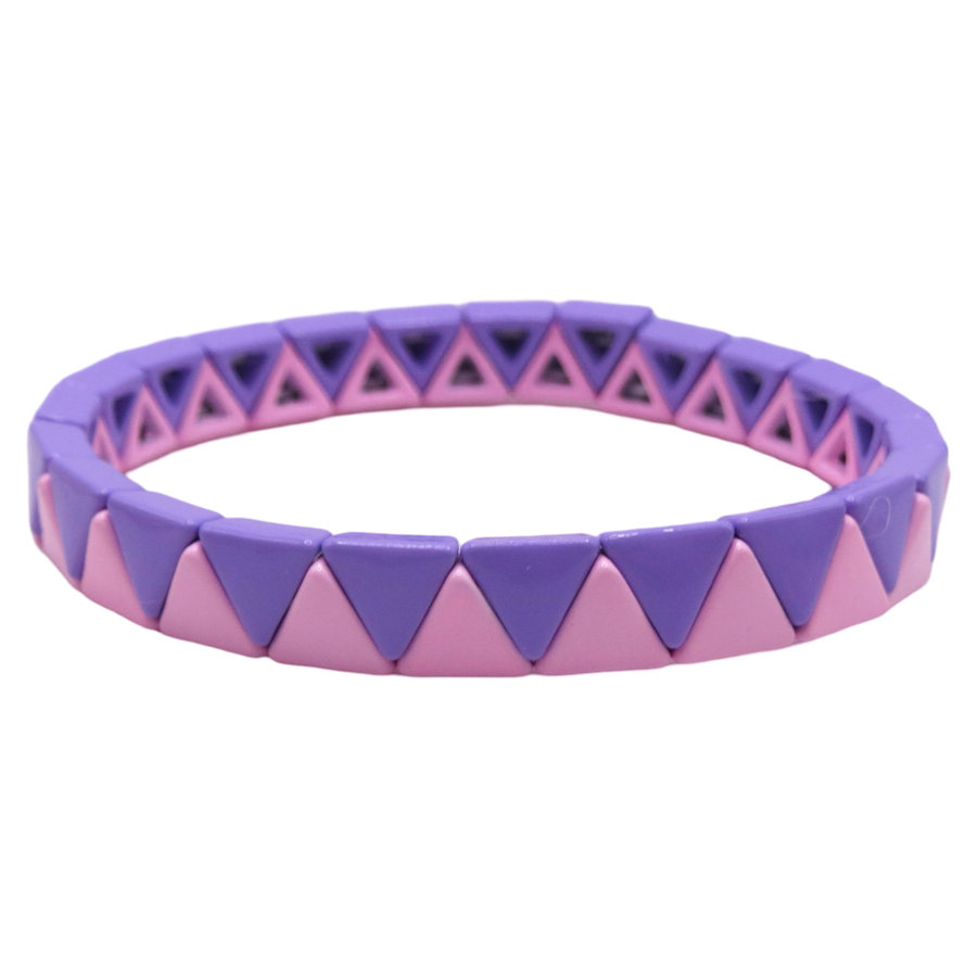 Pastels Triangle Single Bracelet