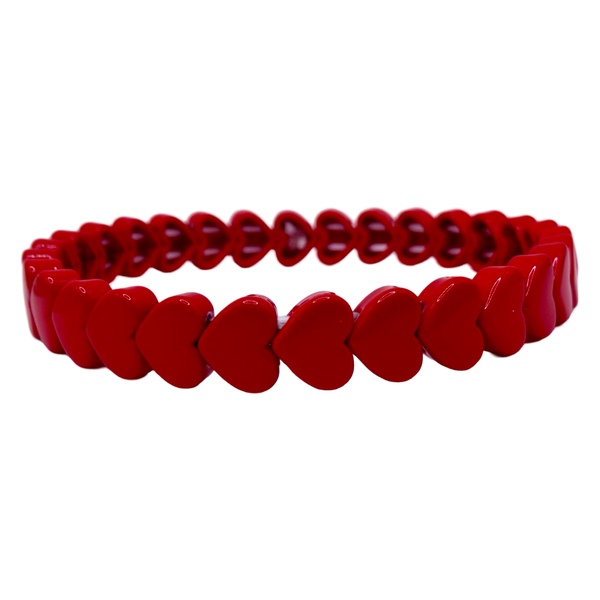 Red Mini Hearts Bracelet