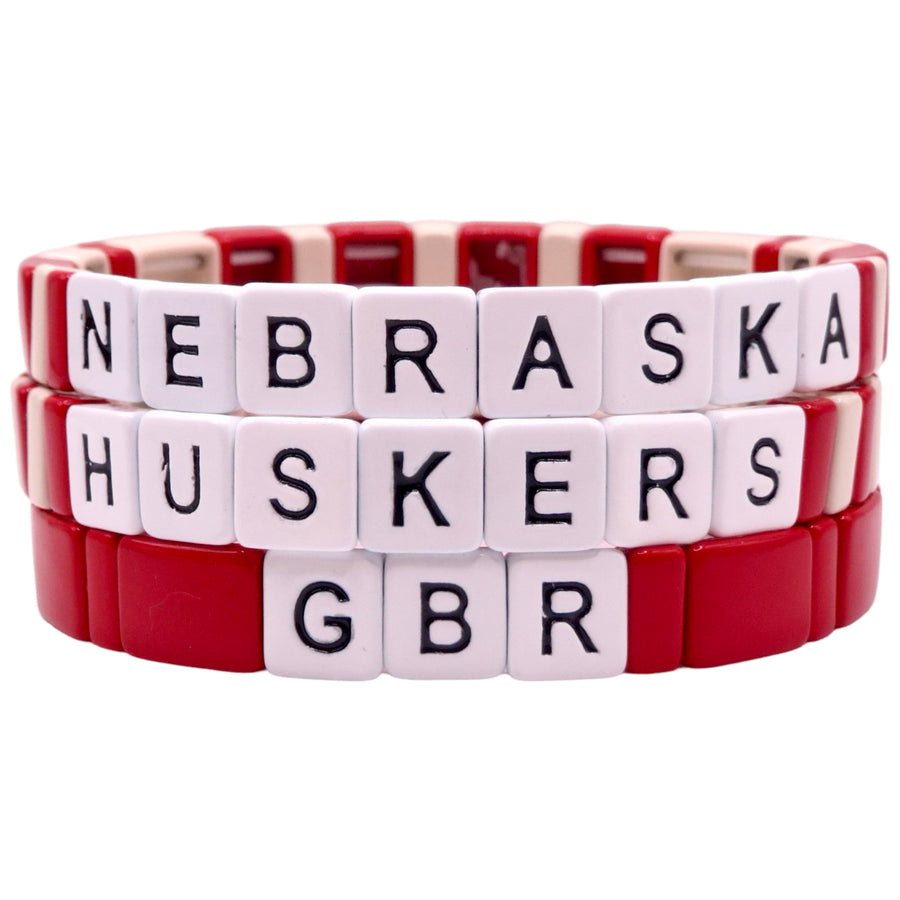 University of Nebraska Cornhuskers Bracelets