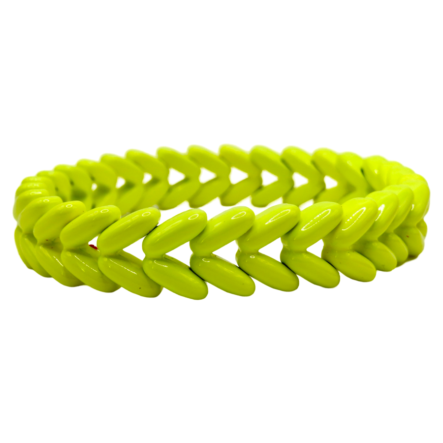 Neon Yellow Stack Bracelets