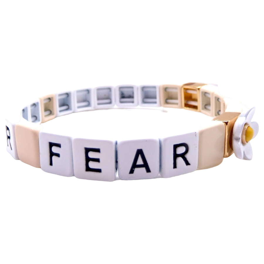 Faith Over Fear Single Bracelet