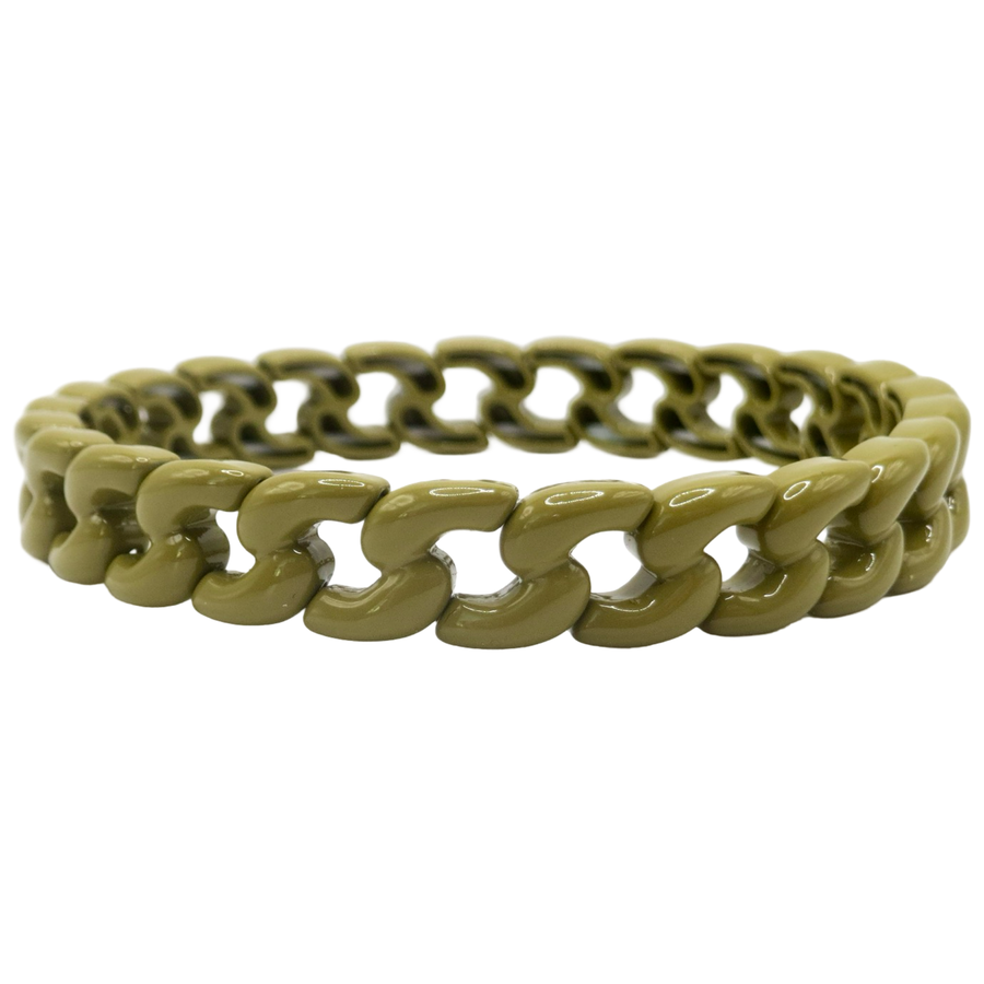 Olive Green Stack Bracelets