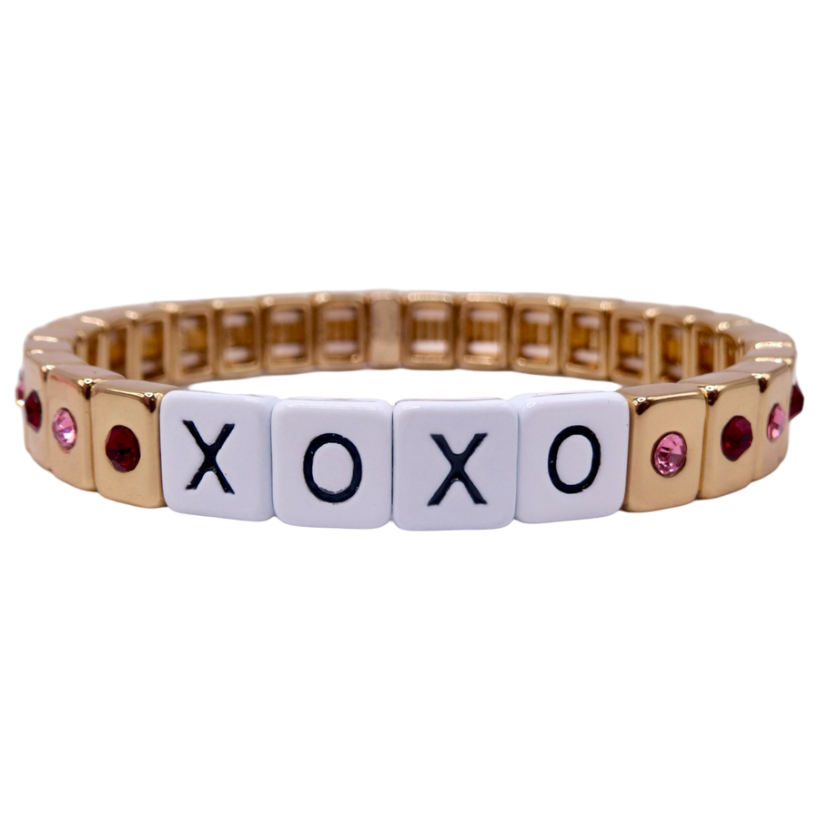 XOXO Gem Bracelet