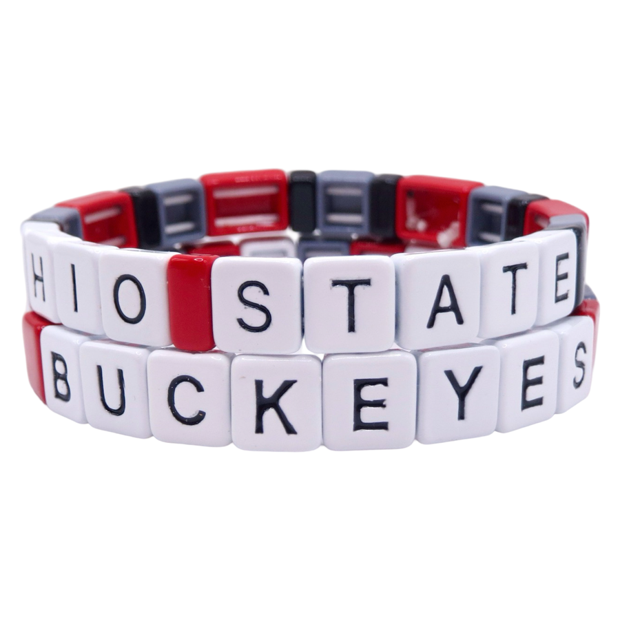 Ohio State University Buckeyes Bracelets