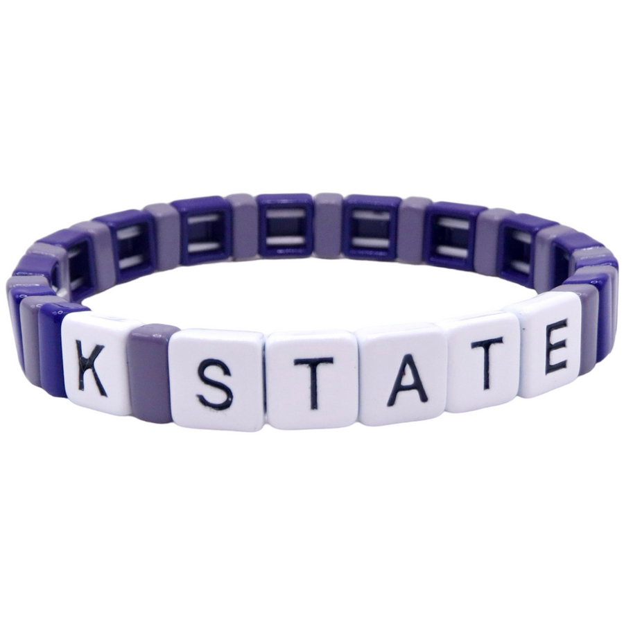 Kansas State University Wildcats Bracelets