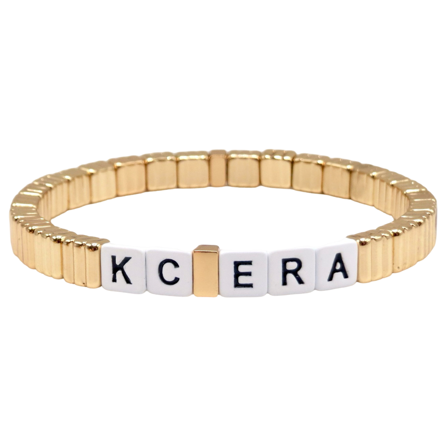 Stackable KC Era Gold Line Bracelet