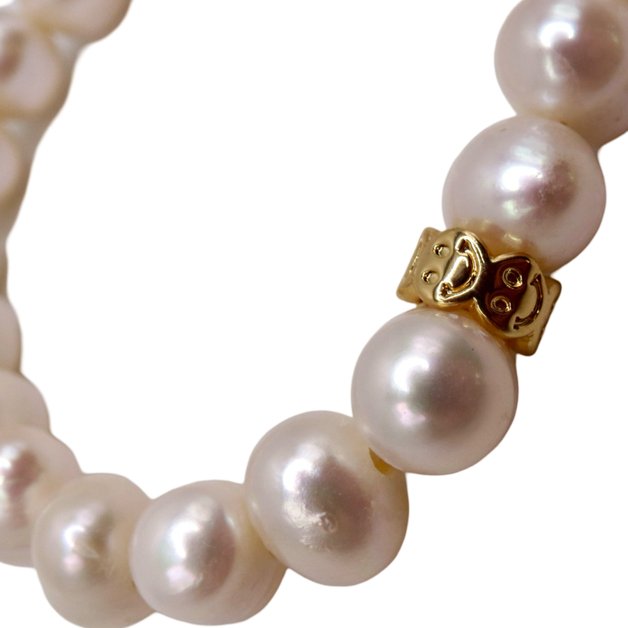 Freshwater Pearl Smiley Bracelet