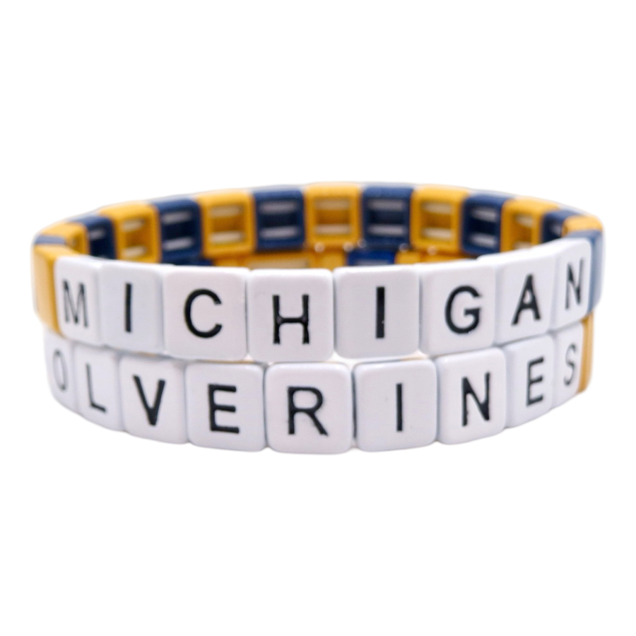 University of Michigan Wolverines Bracelets