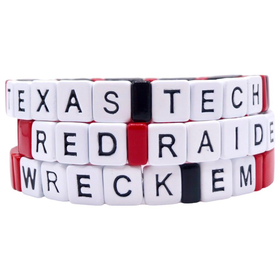 Texas Tech University Red Raiders Bracelets