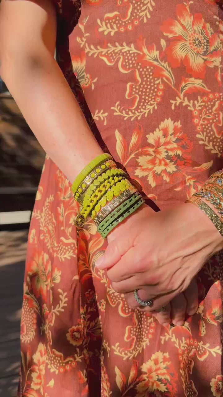 The Green Puzzle Piece Bracelet