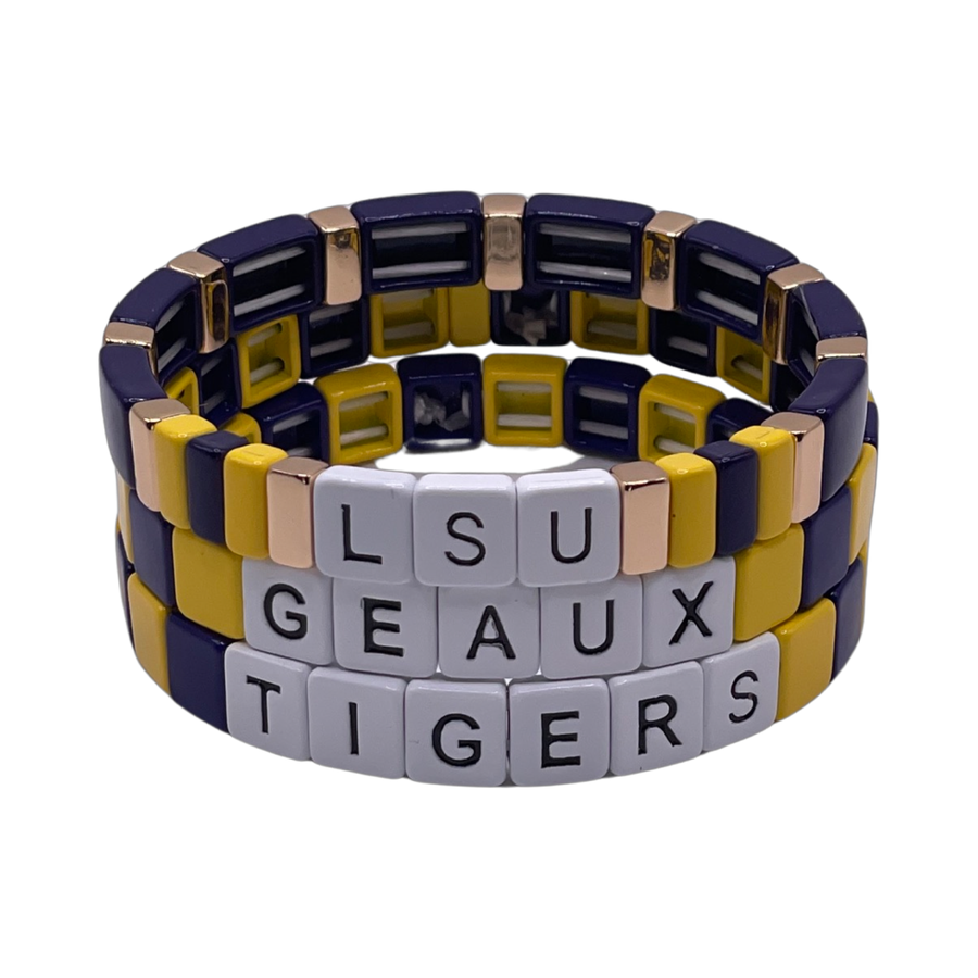 LSU Tigers Bracelets