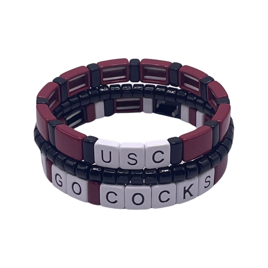 South Carolina Gamecocks Bracelets
