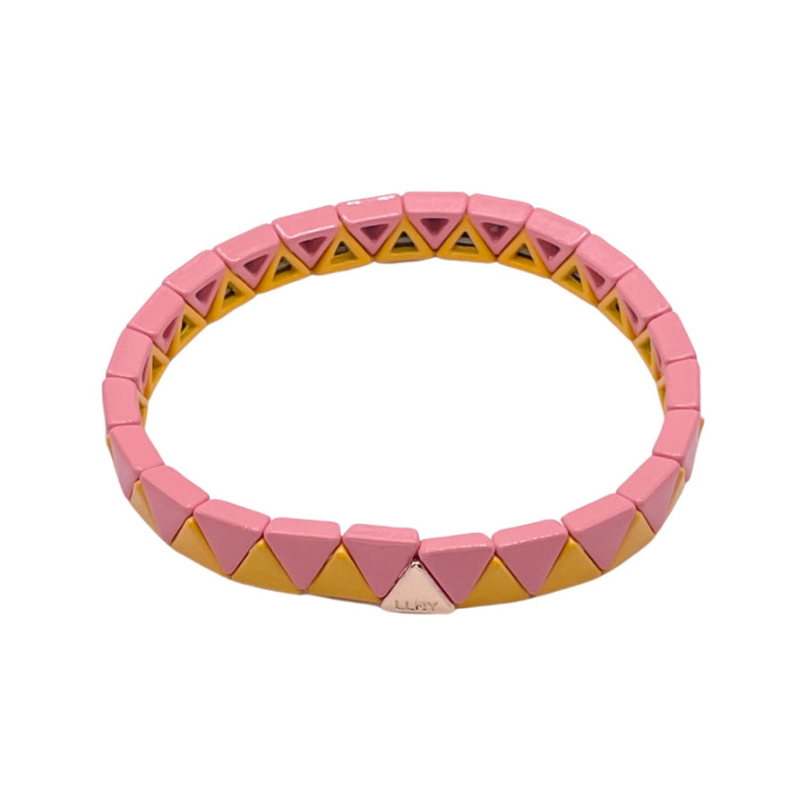 Peachy Triangle Single Bracelet