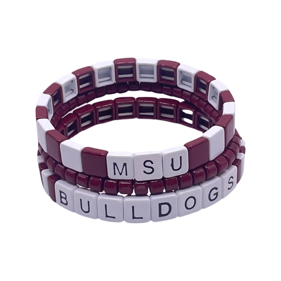 Mississippi State Bulldogs Bracelets