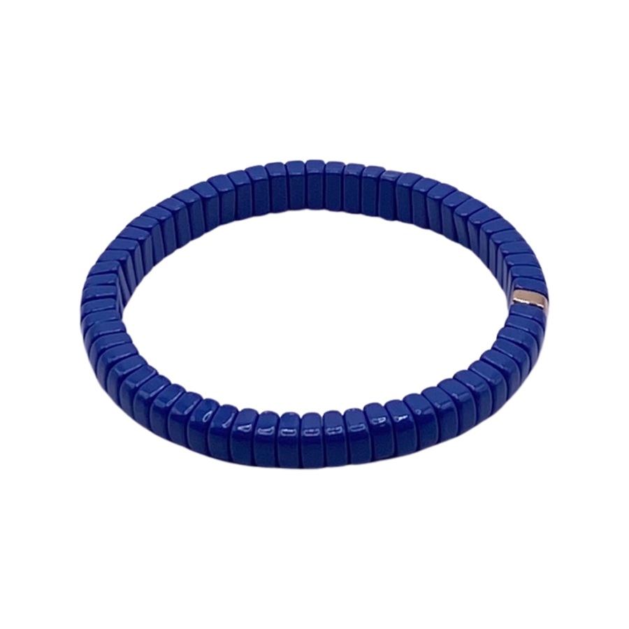 Blue Mini Round Single Bracelet