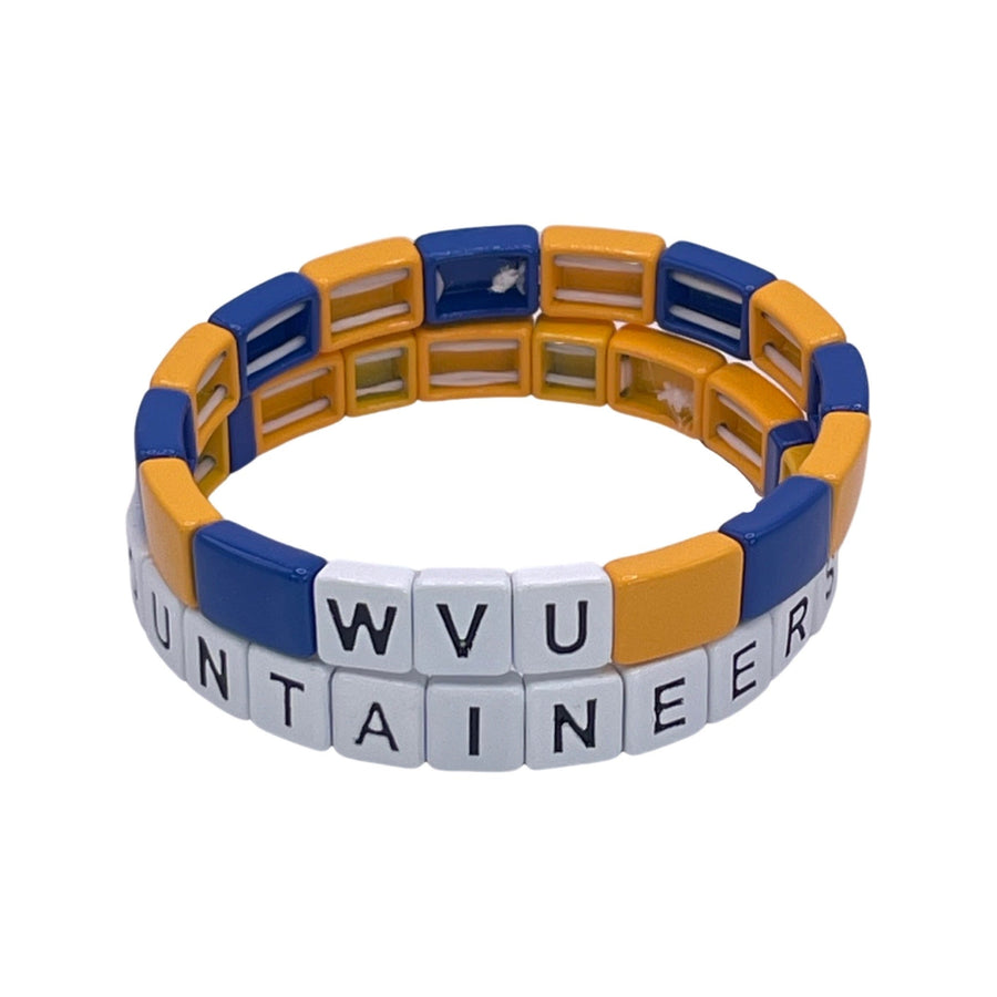 West Virginia Mountaineers Bracelets