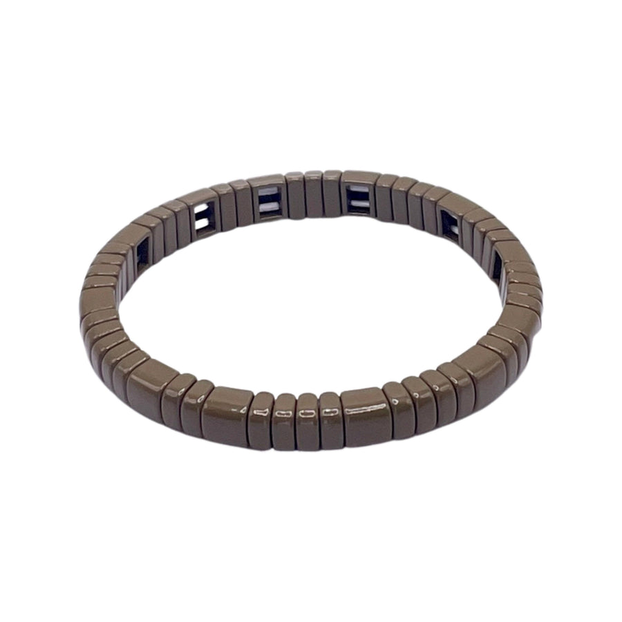 Olive Mini Round Single Bracelet